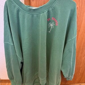 C&C California Green Crew Neck Sweater